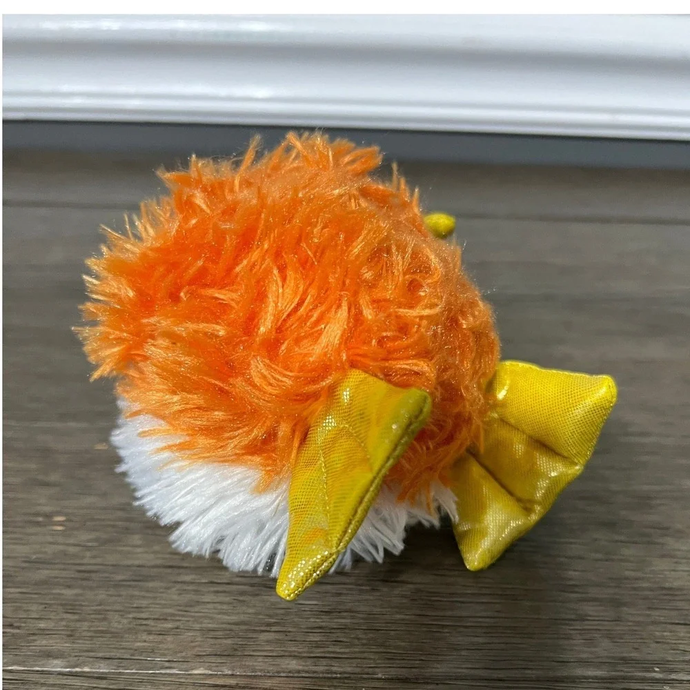 Orange Fish Plush Stuffed Animal Toy Ocean Life Orange White Yellow‎ Mini 4 inch